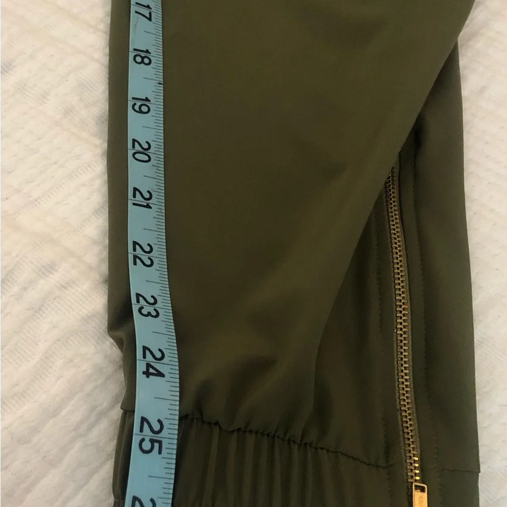 Albion Fit Olive Green Women's Drawstring Jumpsuit - Picture 13 of 14